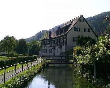 Stazione climatica Egloffstein: Casa Fritz Neumeyer al fiume di Trubach