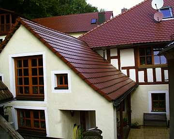 Appartamenti vacanze in Egloffstein: Scuderia precedente con le finestre dell'studio
